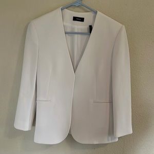 Theory white blazer, small